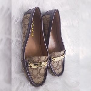 Coach Signature Loafers ...Size 7.5 ...